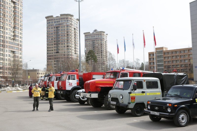 В Раменском прошел смотр пожарной техники