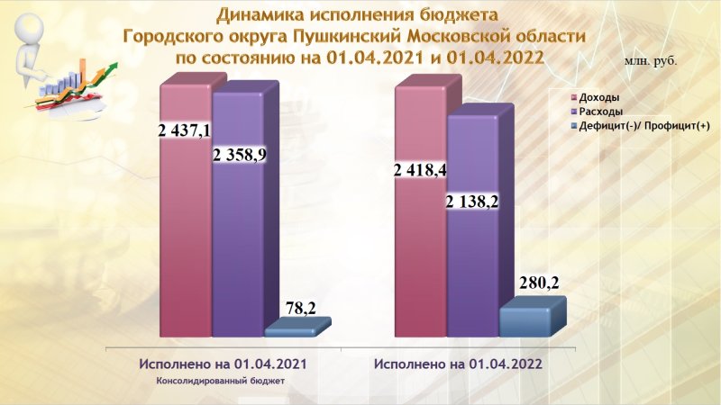Об исполнении бюджета Пушкинского округа