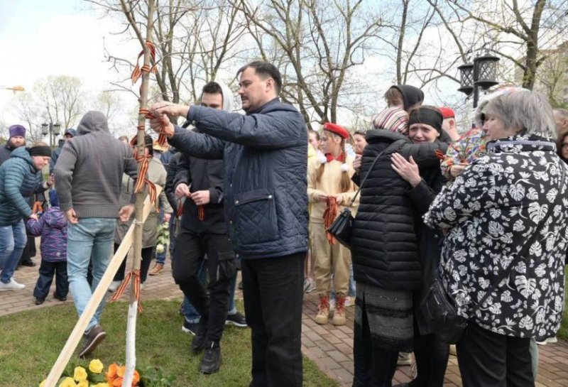 В Красногорске в честь погибшего на Украине военнослужащего назвали сквер