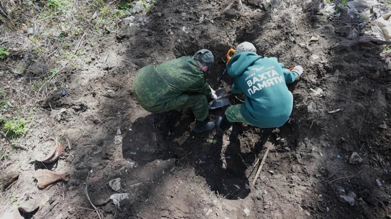Подмосковные поисковики обнаружили захоронение в Лотошинском округе