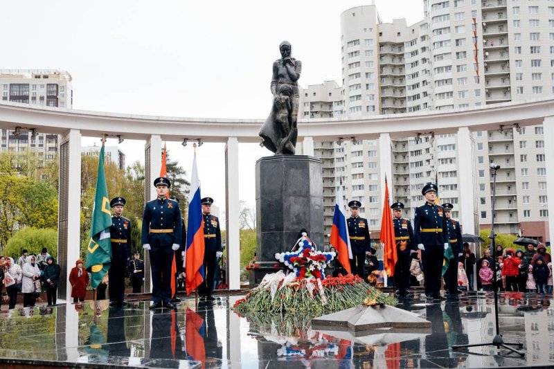 В Пушкино и Ивантеевке прошли памятные митинги в честь 77 годовщины победы в Великой Отечественной войне