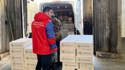 Предприниматели из Дзержинского собрали более семь тонн гуманитарной помощи