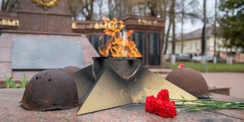 В Орехово-Зуевском округе мужчина бросил венок в Вечный огонь