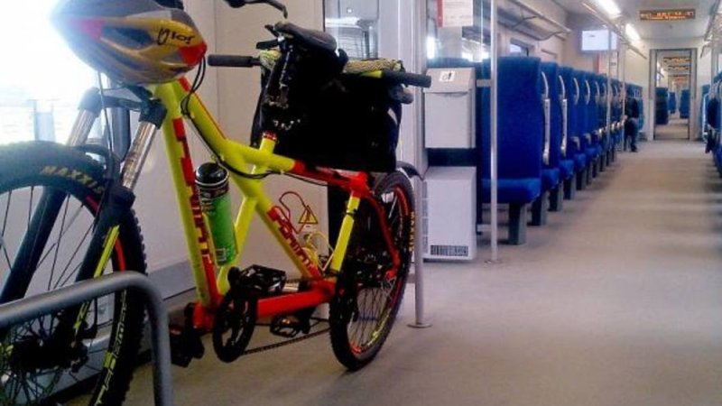 В эти выходные можно будет бесплатно провезти велосипед в подмосковных электричках