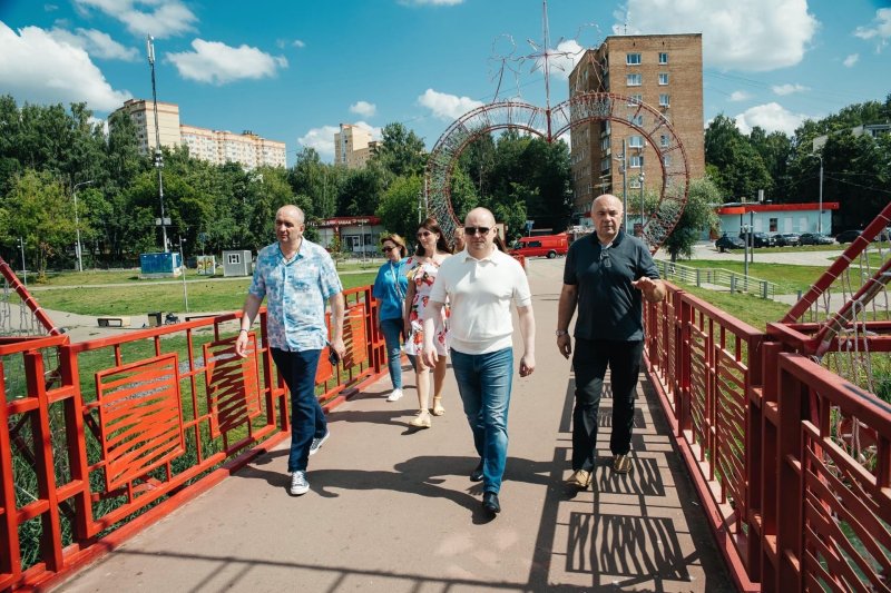 Качество содержания набережной реки Серебрянки проверили в Пушкино