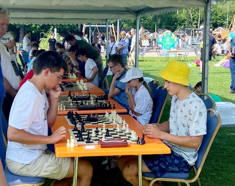 Шахматист Александр Ананьев из Пушкинского округа сыграл партию с гроссмейстером