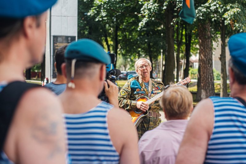 В Пушкино прошел торжественный митинг, посвященный Дню Воздушно-десантных войск
