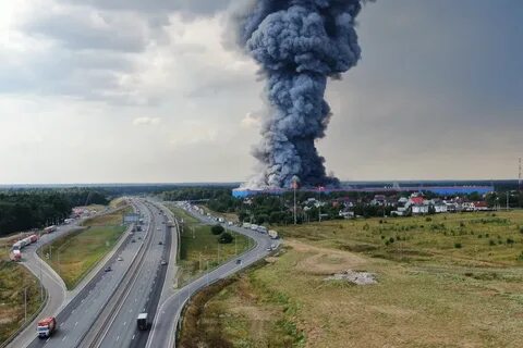 В Истринском округе сгорел склад "Озон"