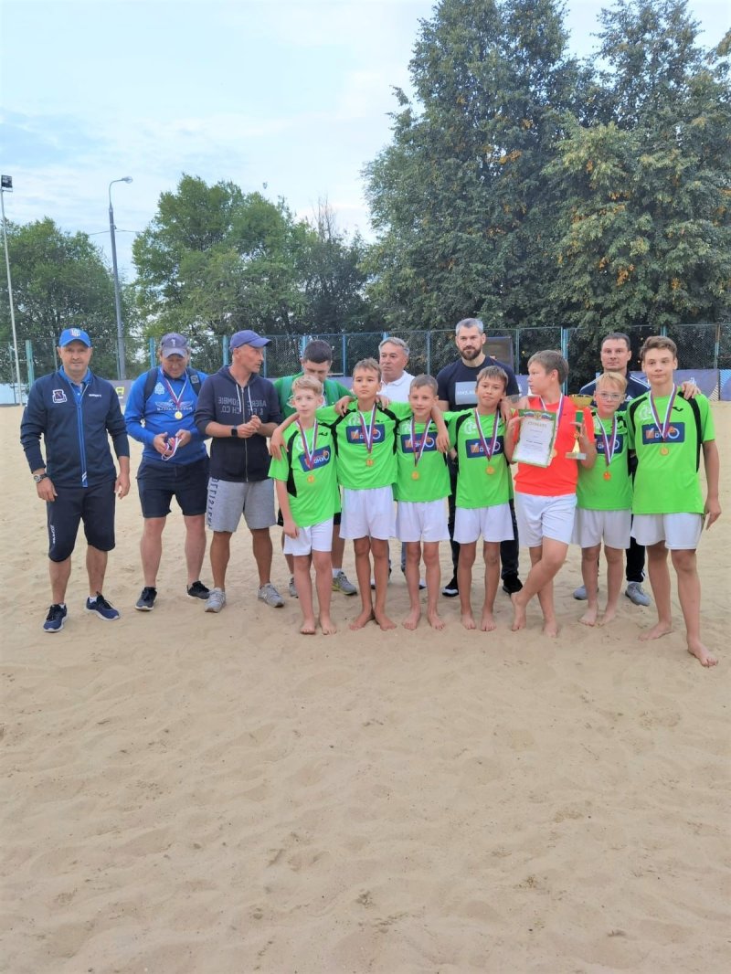 МФК «Динамо Пушкино» одержал победу на турнире по пляжному футболу