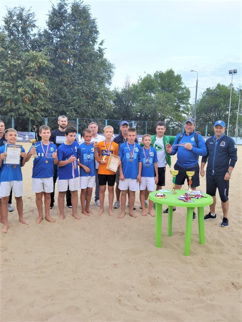 МФК «Динамо Пушкино» одержал победу на турнире по пляжному футболу
