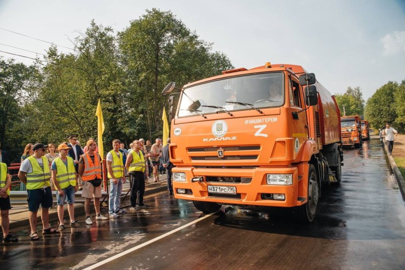 К Дню города Пушкино завершили капитальный ремонт дороги между улицами Некрасова и Просвещения