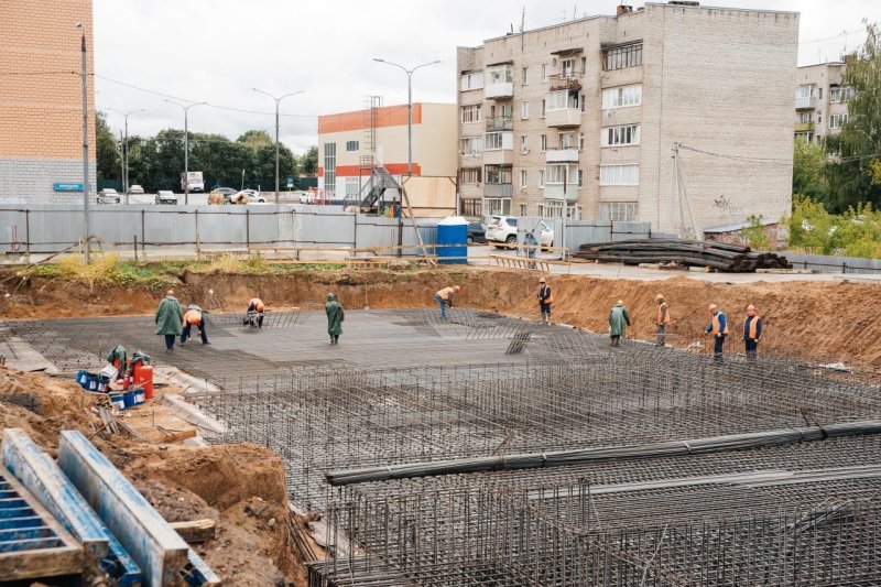 В Красноармейске началось строительство 12-этажного дома, куда будут переселены жители аварийных домов