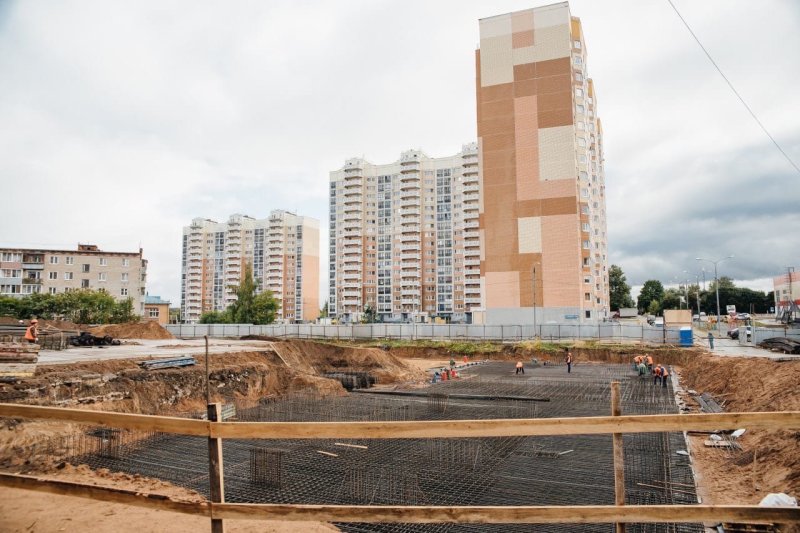 В Красноармейске началось строительство 12-этажного дома, куда будут переселены жители аварийных домов