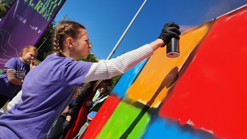 Фестиваль граффити открывал День города в Ивантеевке
