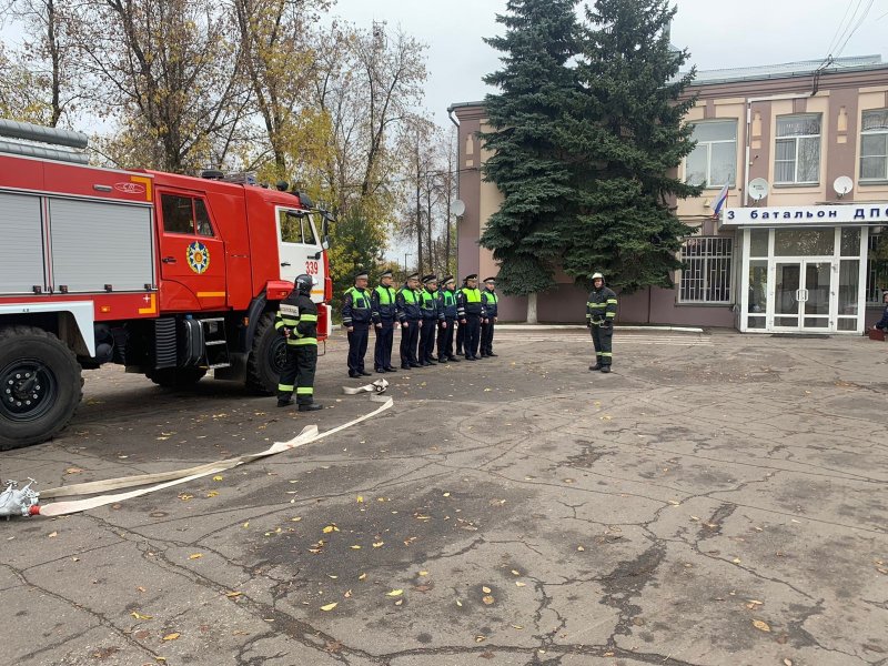 Учебная эвакуация прошла в 3-м батальоне ДПС г.о. Пушкинский