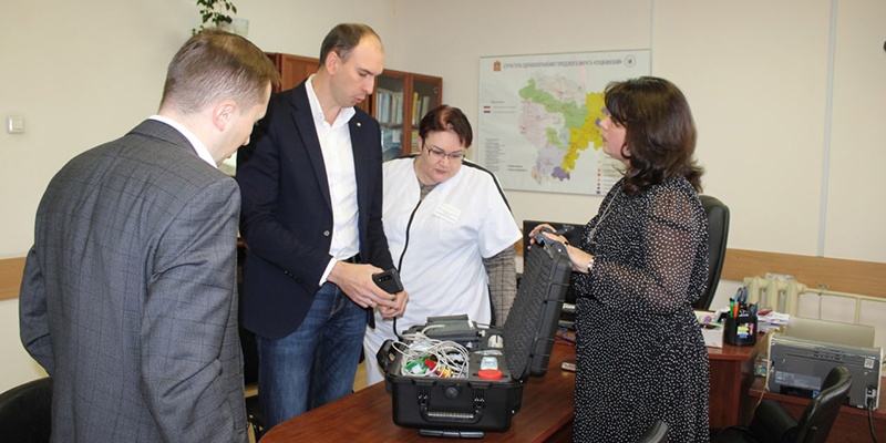 В Пушкинской больнице начали тестировать аппаратно-программный комплекс для мобильной диагностики