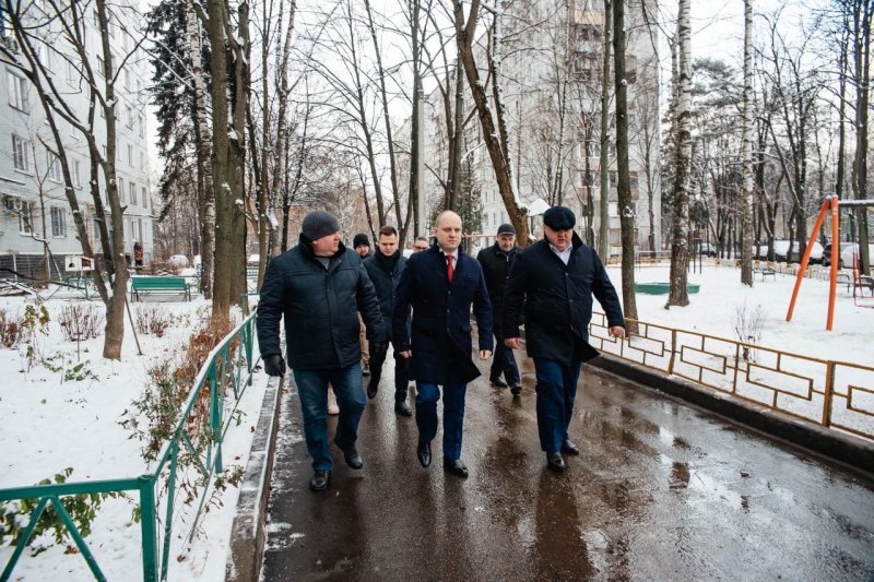 В Пушкино проверили качество уборки снега