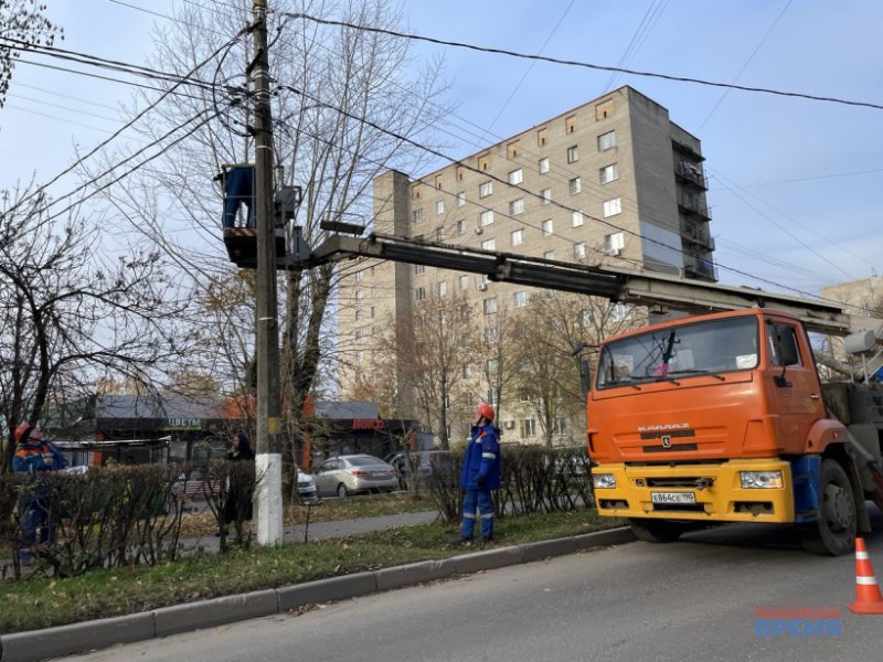 Работы по губернаторской программе «Светлый город» проводят в Пушкинском округе