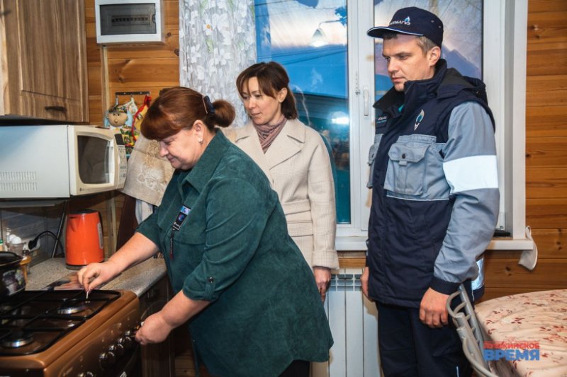 Жителю Пушкинского округа провели в дом газ по президентской программе
