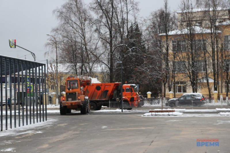 В Ивантеевке контролируют уборку снега