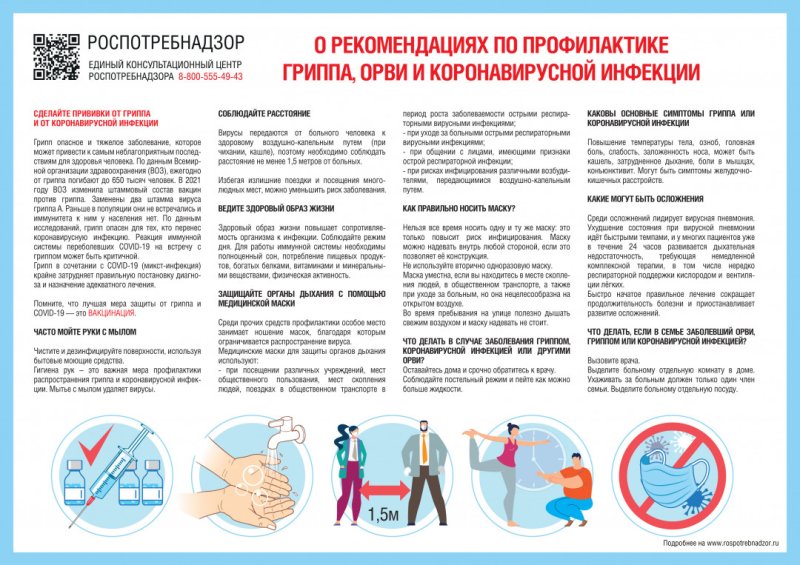 Жителям Пушкинского округа напомнили о правилах профилактики при коронавирусе и гриппе