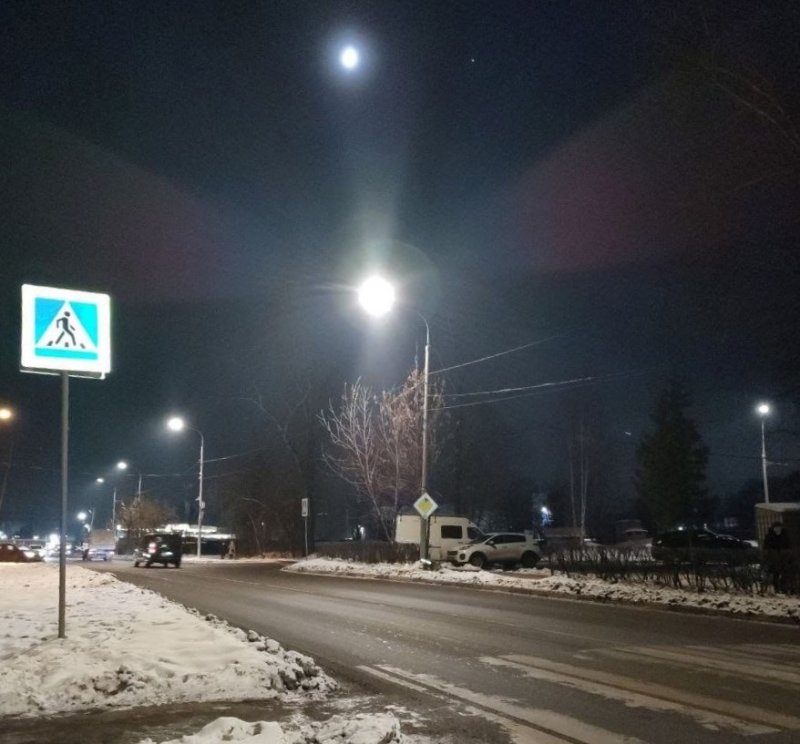 В Городском округе Пушкинский проводятся работы по обустройству уличного освещения в рамках программы "Светлый город"