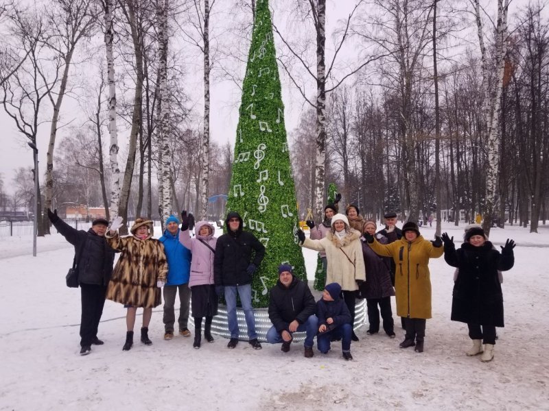 Снежная суббота в парках Пушкино и Ивантеевки
