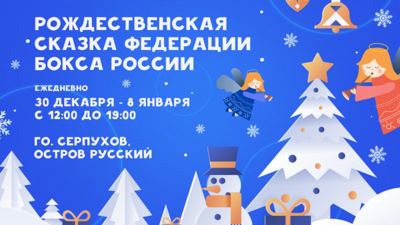 Звезды страны примут участие в подмосковной «Рождественской сказке Федерации бокса России»