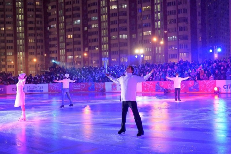 В первый день нового года жители Красногорска побывали на ледовом шоу