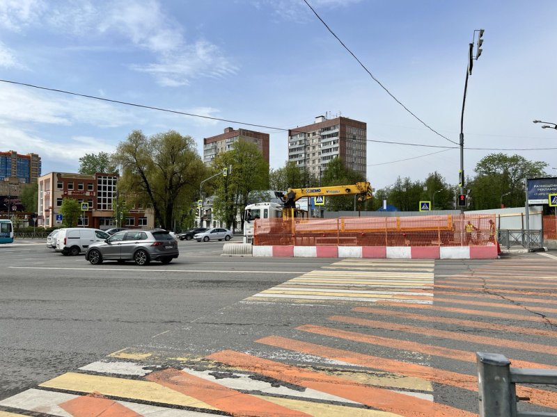 В Красногорске к сентябрю появится пешеходный переход на улице Речная