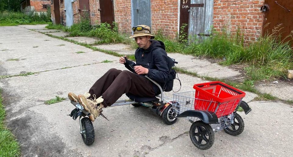 Умелец из Чехова изобрёл экотранспорт для езды по деревне