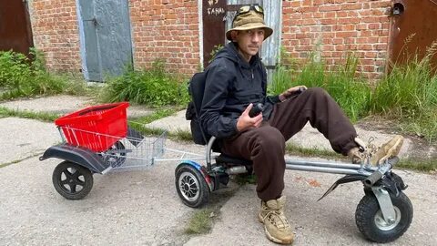 Умелец из Чехова изобрёл экотранспорт для езды по деревне