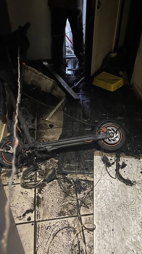 Электросамокат стал причиной мощного пожара в Красноармейске