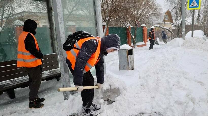  Московский регион накрыл самый мощный снегопад за последние десятилетия