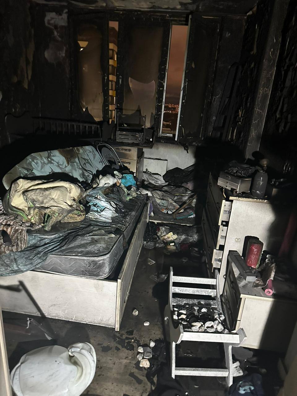 На пожаре в Мытищах погибли женщина с 3-хлетним ребёнком