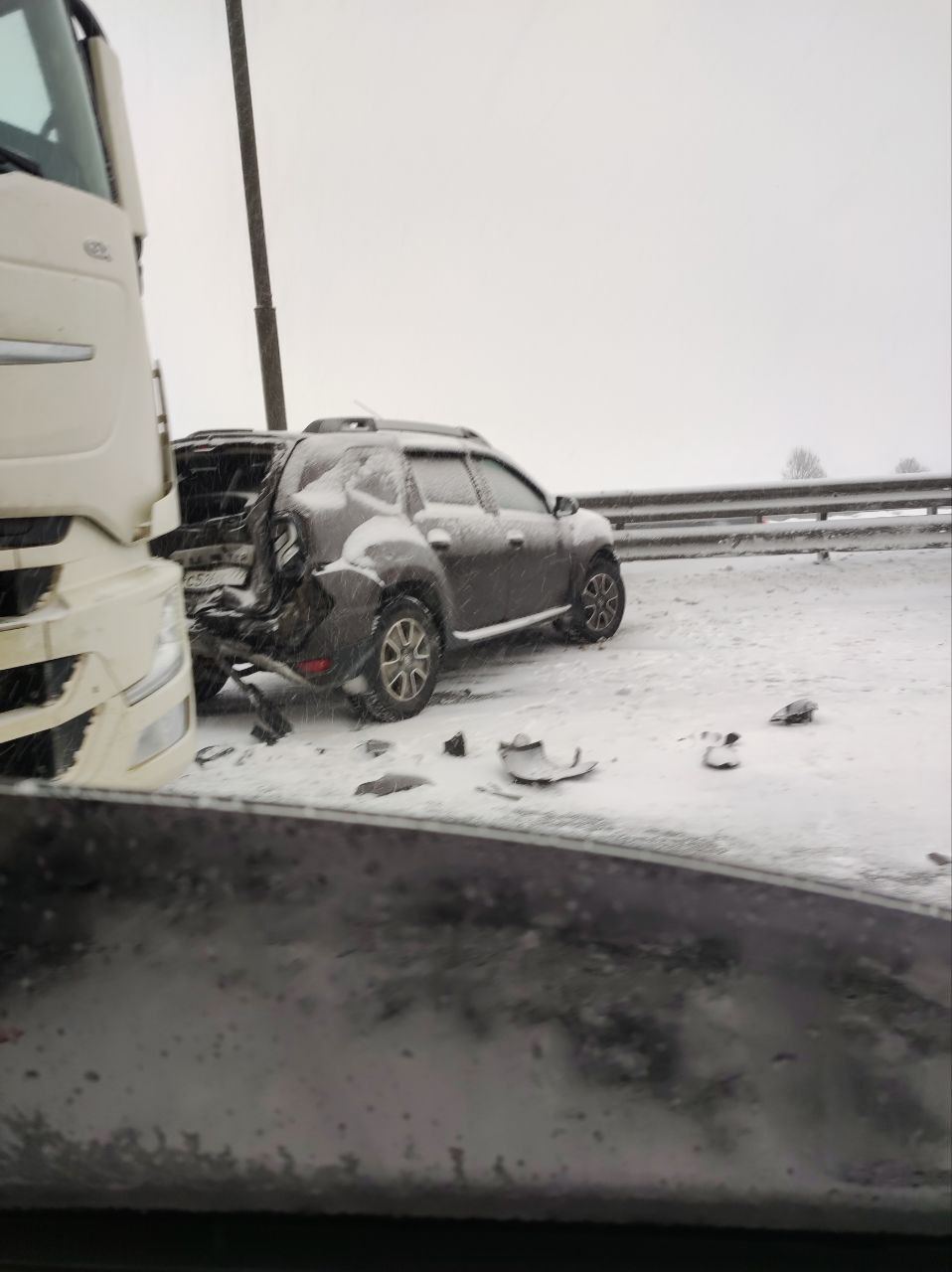 На Ярославском шоссе близ Пушкино столкнулись около 20 машин