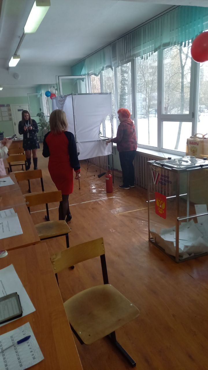 В Мытищах пожилая женщина подожгла кабинку для голосования