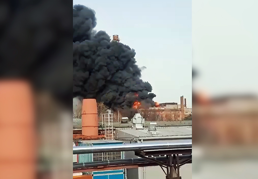 На заводе в Сергиево-Посадском горокруге произошёл пожар