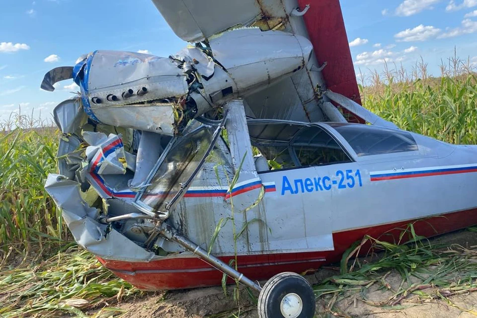 В Рузском округе разбился легкомоторный самолёт-амфибия.