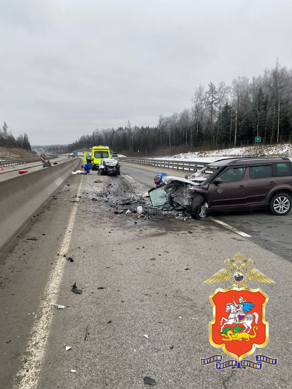 В смертельной аварии в Солнечногорске погибли 3 человека