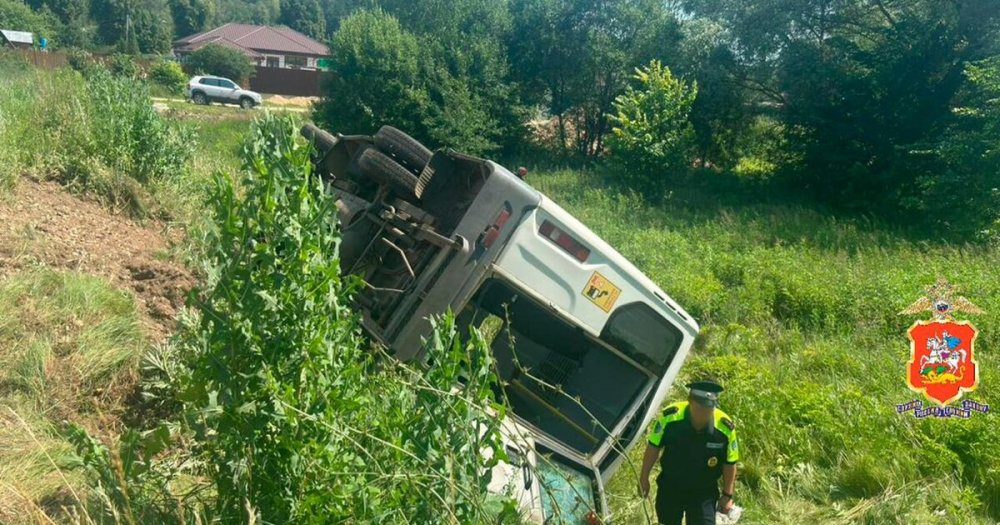 16 человек пострадали в ДТП с микроавтобусом в Ступино