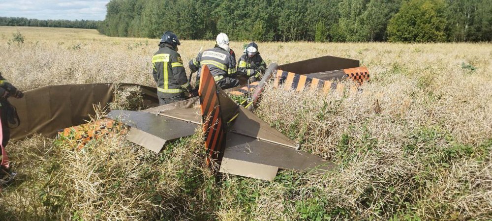 В Луховицах потерпел крушение легкомоторный самолёт - пилот погиб