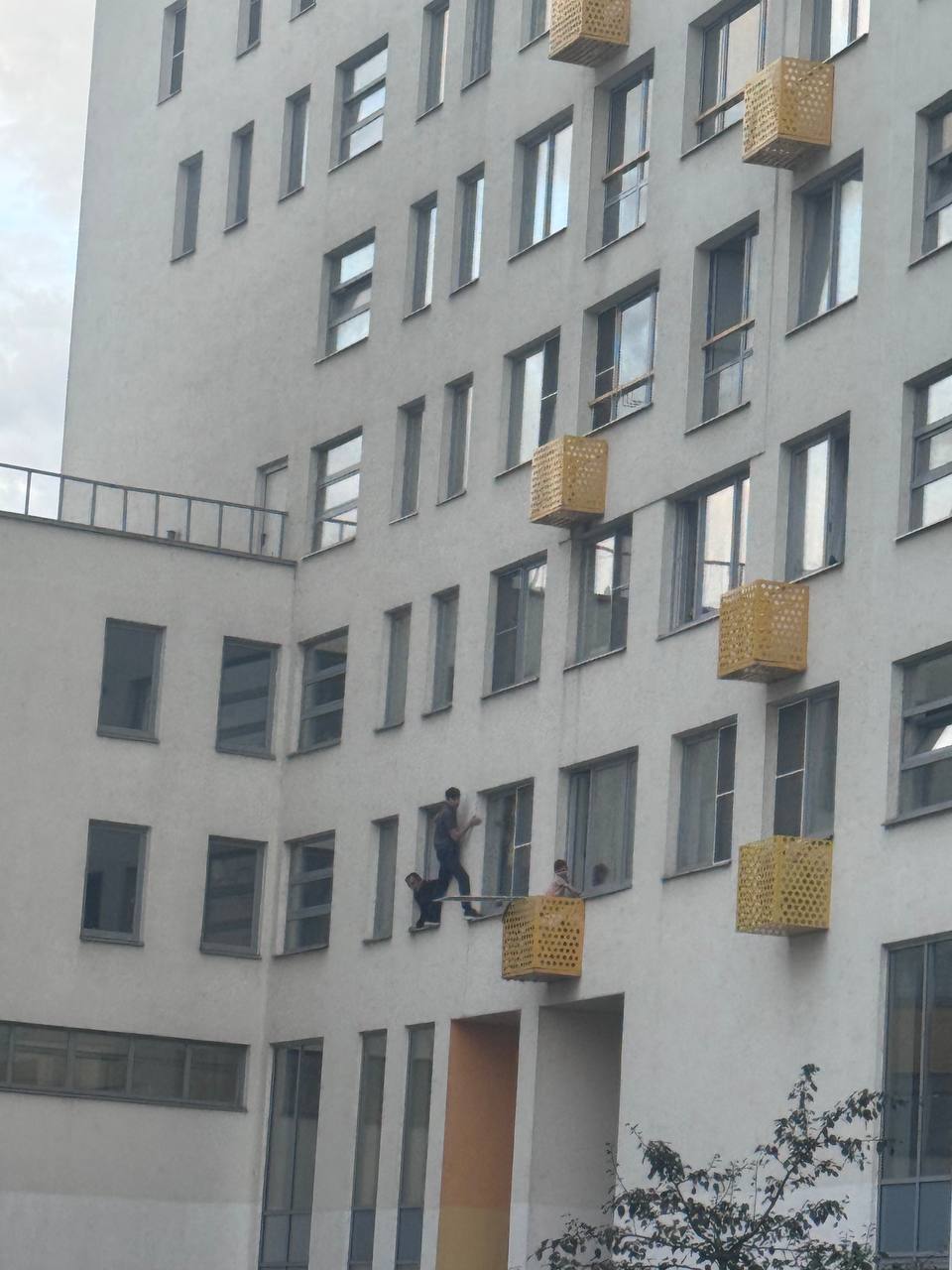 В Красногорске мужчина спас ребёнка от падения из окна