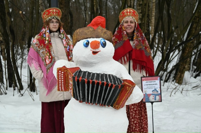 В Ленинском горокруге выбрали самого креативного снеговика