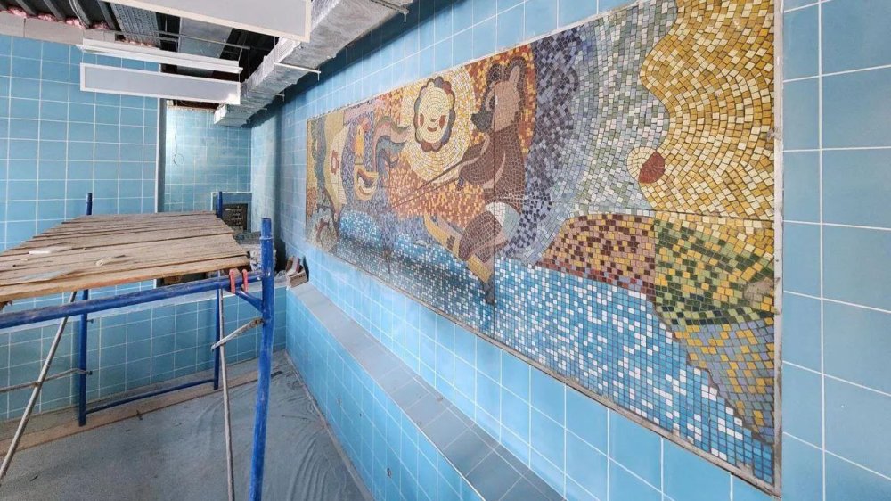 Бассейн с мозаикой и новые трубы: в Чехове детский сад 1953 года догоняют до стандарта