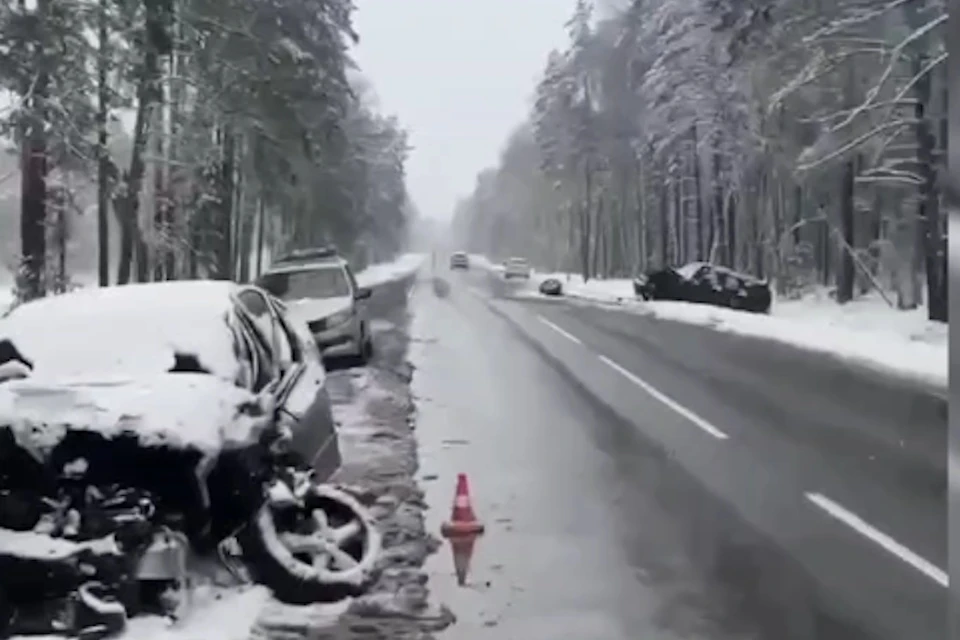 Случай на маршруте: росгвардейцы пришли на помощь пострадавшим в крупном ДТП под Орехово-Зуевом