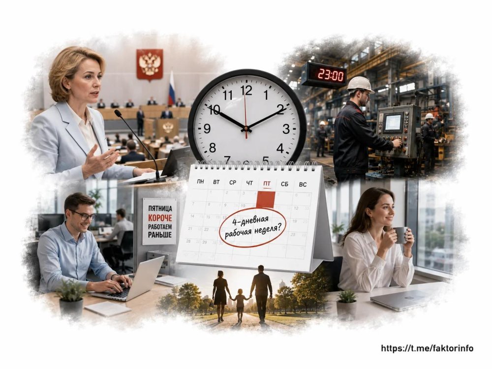 В Госдуме допустили сокращение рабочей недели в будущем — но после завершения СВО