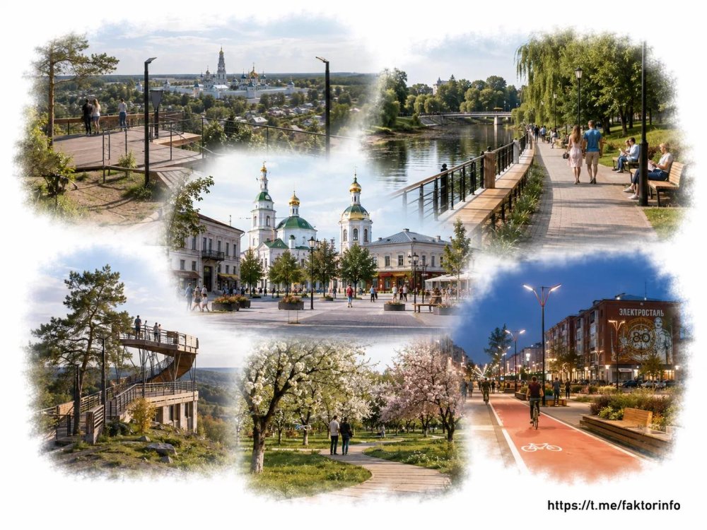 Пять городов Подмосковья выиграли гранты на благоустройство: набережные, парки и скверы
